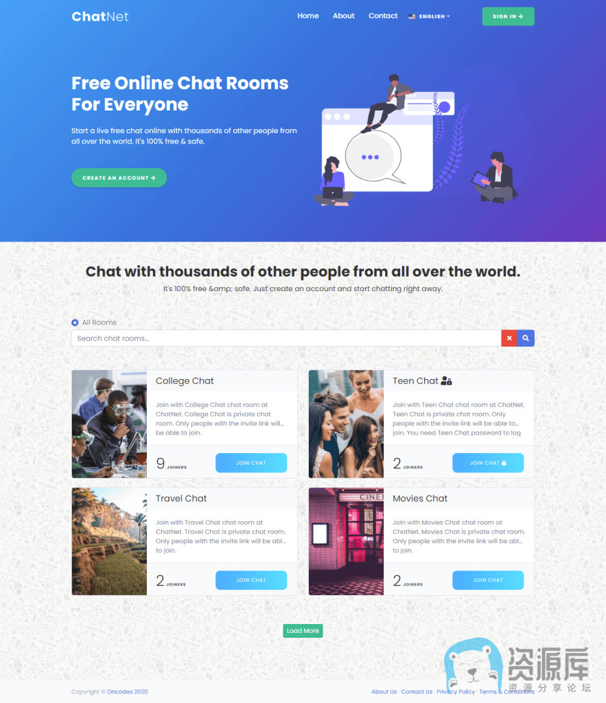 圖片[1] - ChatNet -PHP聊天室和私人聊天程序 v1.9 - 嚴(yán)選資源大全 - 嚴(yán)選資源大全