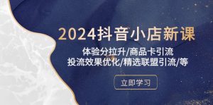2024抖音小店新課，體驗分拉升/商品卡引流/投流效果優化/精選聯盟引流/等 - 嚴選資源大全 - 嚴選資源大全