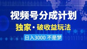 2024最新破收益技術，原創玩法不違規不封號三天起號 日入3000+ - 嚴選資源大全 - 嚴選資源大全
