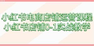 (9249期)小紅書電商店鋪運營課程,小紅書店鋪0-1實戰教學(60節課) - 嚴選資源大全 - 嚴選資源大全