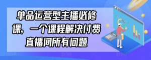 單品運營型主播必修課，一個課程解決付費直播間所有問題 - 嚴選資源大全 - 嚴選資源大全