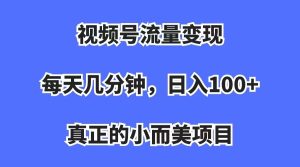 視頻號流量變現,每天幾分鐘,收入100+,真正的小而美項目 - 嚴選資源大全 - 嚴選資源大全