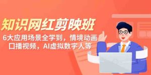 （9302期）知識(shí) 網(wǎng)紅剪映班，6大應(yīng)用 場(chǎng)景全學(xué)到，情境動(dòng)畫，囗播視頻，AI虛擬數(shù)字人 - 嚴(yán)選資源大全 - 嚴(yán)選資源大全