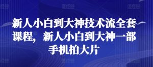 新人小白到大神技術流全套課程,新人小白到大神一部手機拍大片 - 嚴選資源大全 - 嚴選資源大全