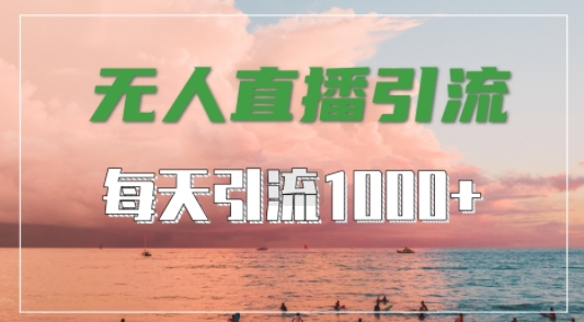 抖音快手視頻號全平臺通用,無人直播引流法,超暴力引流1000+高質量精準創業粉【揭秘】 - 嚴選資源大全