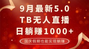 9月最新TB無人，日躺賺1000+，不違規不封號，國慶假期也能躺！ - 嚴選資源大全 - 嚴選資源大全