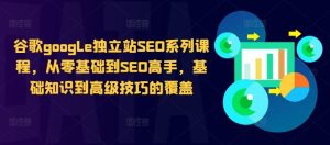谷歌google獨立站SEO系列課程，從零基礎(chǔ)到SEO高手，基礎(chǔ)知識到高級技巧的覆蓋 - 嚴選資源大全 - 嚴選資源大全