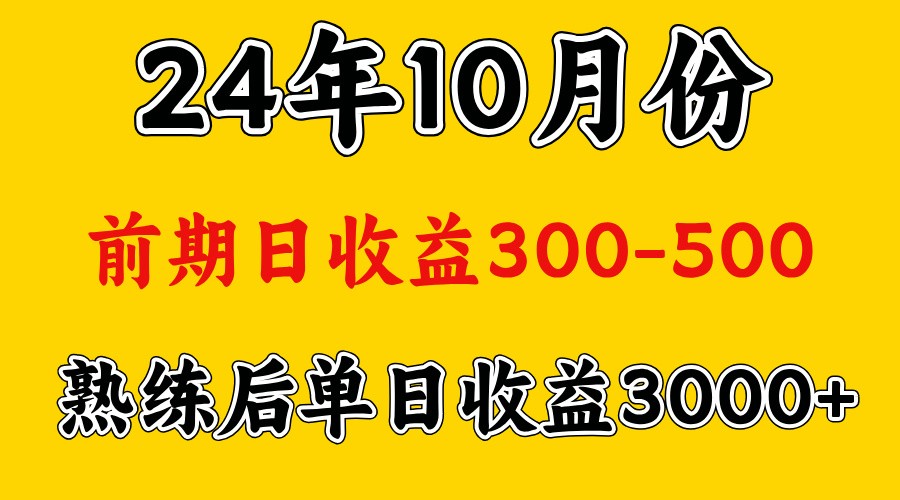 高手是怎么賺錢的.前期日收益500+熟練后日收益3000左右 - 嚴選資源大全