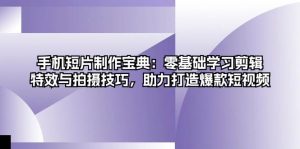手機短片制作寶典:零基礎學習剪輯、特效與拍攝技巧,助力打造爆款短視頻 - 嚴選資源大全 - 嚴選資源大全
