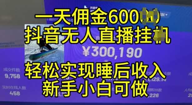2024年11月抖音無(wú)人直播帶貨掛JI，小白的夢(mèng)想之路，全天24小時(shí)收益不間斷實(shí)現(xiàn)真正管道收益【揭秘】 - 嚴(yán)選資源大全