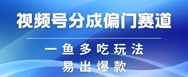 視頻號創作者分成計劃偏門類目,容易爆流,實拍內容簡單易做【揭秘】 - 嚴選資源大全