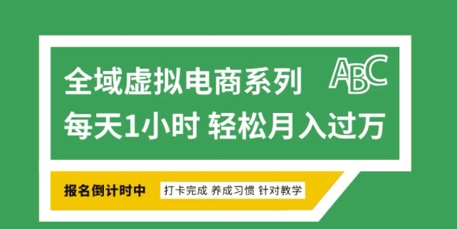 全域虛擬電商變現系列，通過平臺出售虛擬電商產品從而獲利 - 嚴選資源大全