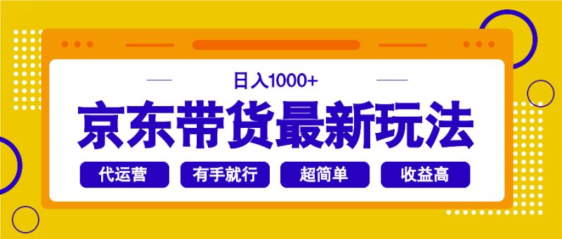 京東帶貨最新玩法，日入1000+，操作超簡單，有手就行 - 嚴選資源大全 - 嚴選資源大全