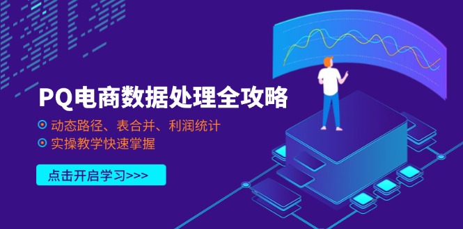 PQ電商數據處理全攻略,動態路徑、表合并、利潤統計,實操教學快速掌握 - 嚴選資源大全