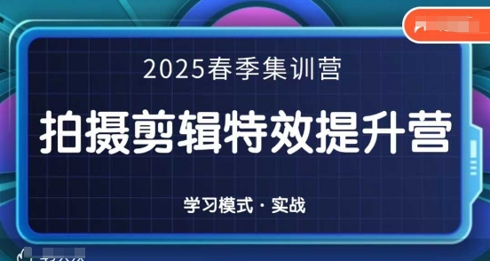 2025春季拍剪全能集訓營,拍攝剪輯特效提升營 - 嚴選資源大全