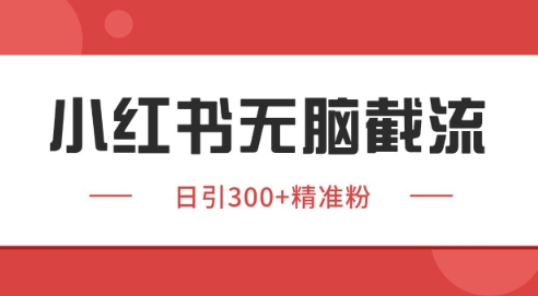 小紅書截流同行客源,獨家野路子獲客玩法 日引200+暴力獲客【揭秘】 - 嚴選資源大全