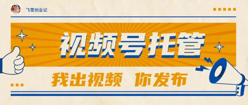 【視頻號托管 】團隊提供視頻,你出賬號,最高躺賺1W+ - 嚴選資源大全 - 嚴選資源大全