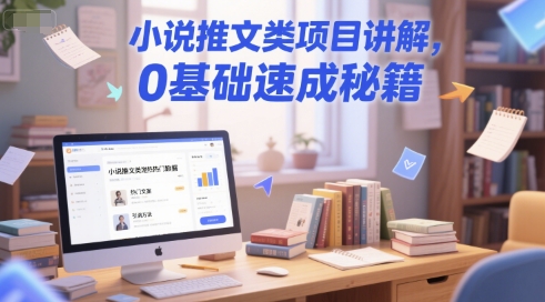 小說推文類項目講解，0 基礎速成秘籍 - 嚴選資源大全