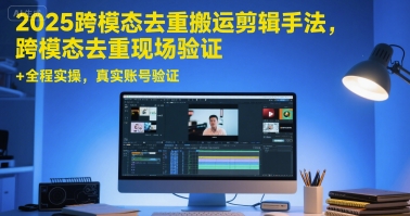 2025跨模態去重搬運剪輯手法，跨模態去重現場驗證 +全程實操，真實賬號驗證 - 嚴選資源大全