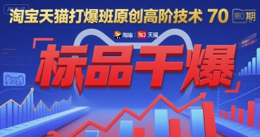 淘寶天貓打爆班原創(chuàng)高階技術(shù)第70期:標(biāo)品干爆 - 嚴(yán)選資源大全