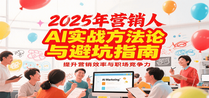 2025年?duì)I銷(xiāo)實(shí)戰(zhàn)方法論與避坑指南，利用AI提升營(yíng)銷(xiāo)效率與職場(chǎng)競(jìng)爭(zhēng)力 - 嚴(yán)選資源大全 - 嚴(yán)選資源大全