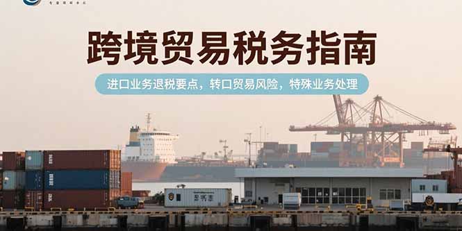 跨境貿(mào)易稅務(wù)指南，進(jìn)口業(yè)務(wù)退稅要點(diǎn)，轉(zhuǎn)口貿(mào)易風(fēng)險(xiǎn)，特殊業(yè)務(wù)處理 - 嚴(yán)選資源大全