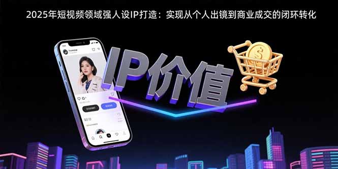 2025年短視頻領域人設IP打造：實現從個人出鏡到商業成交的閉環轉化 - 嚴選資源大全