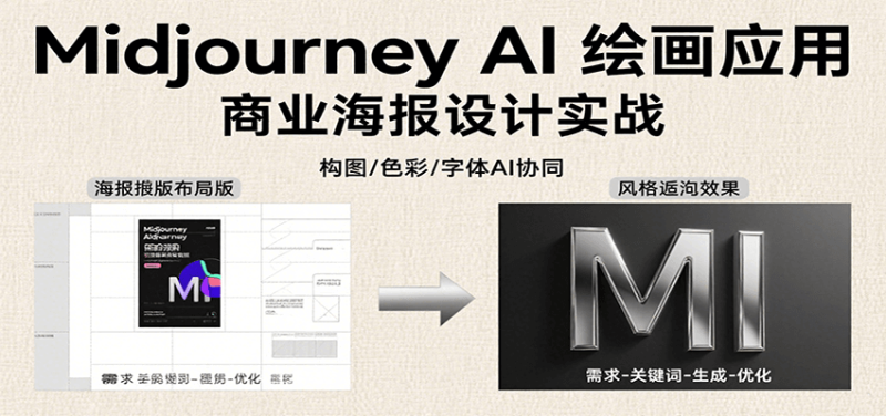 Midjourney AI繪畫應用,關鍵詞指令解析、漫畫頭像制作、海報設計、3D人物生成等 - 嚴選資源大全 - 嚴選資源大全