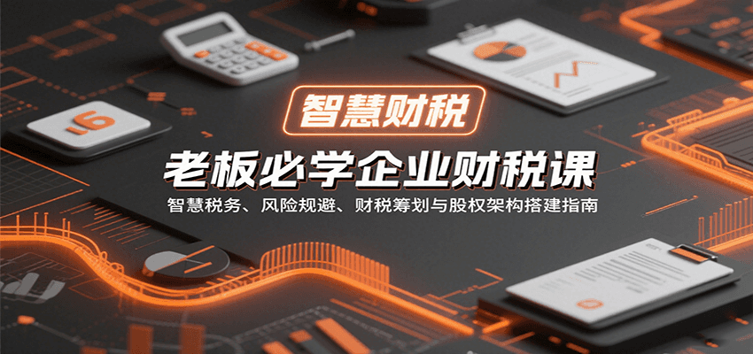 老板必學企業財稅課:智慧稅務、風險規避、財稅籌劃與股權架構搭建指南 - 嚴選資源大全