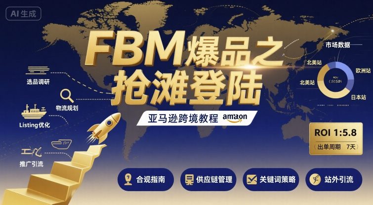 FBM爆品之搶灘登陸-亞馬遜跨境教程 - 嚴(yán)選資源大全