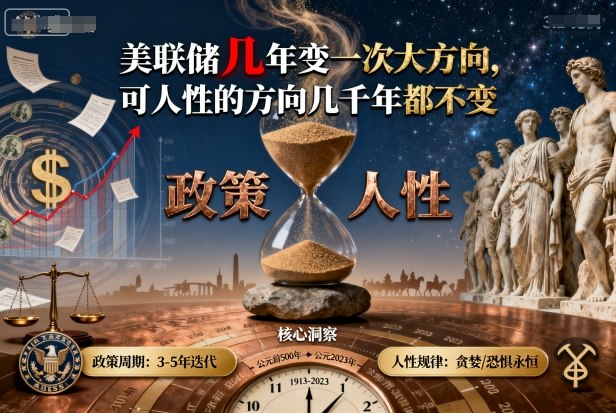 付費文章：美聯(lián)儲幾年變一次大方向，可人性的方向幾千年都不變 - 嚴選資源大全