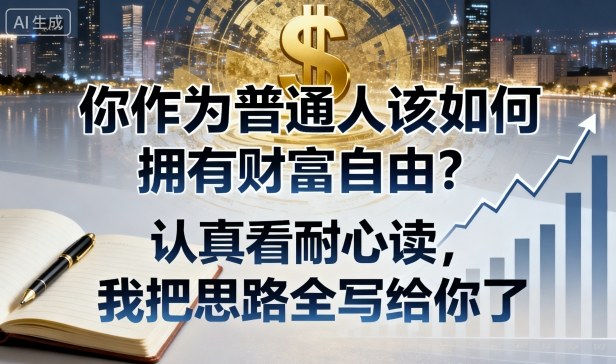 付費文章：你作為普通人該如何擁有財富自由？認(rèn)真看耐心讀，我把思路全寫給你了 - 嚴(yán)選資源大全