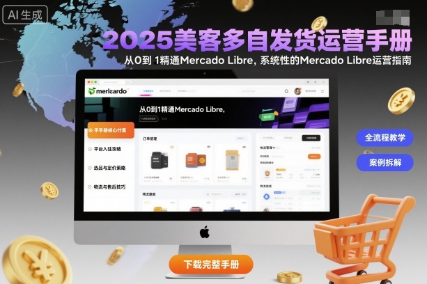 2025美客多自發(fā)貨運(yùn)營(yíng)手冊(cè)：從0到1精通Mercado Libre，系統(tǒng)性的Mercado Libre運(yùn)營(yíng)指南 - 嚴(yán)選資源大全