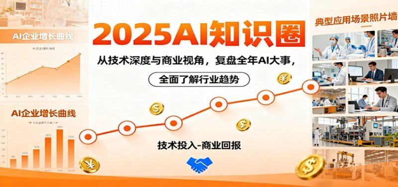 2025AI知識圈,從技術(shù)深度與商業(yè)視角,復(fù)盤全年AI大事,全面了解行業(yè)趨勢 - 嚴(yán)選資源大全 - 嚴(yán)選資源大全