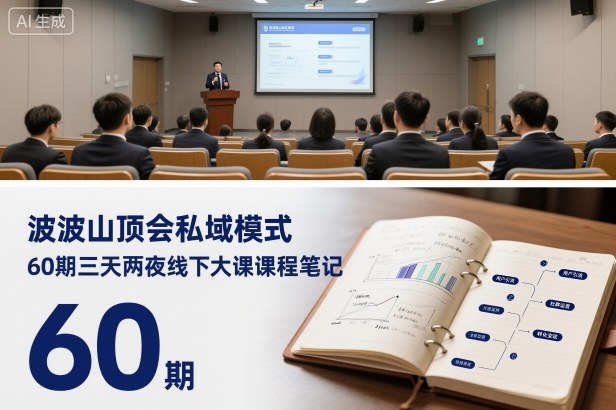 波波山頂會私域模式60期三天兩夜線下大課課程筆記(文檔) - 嚴選資源大全