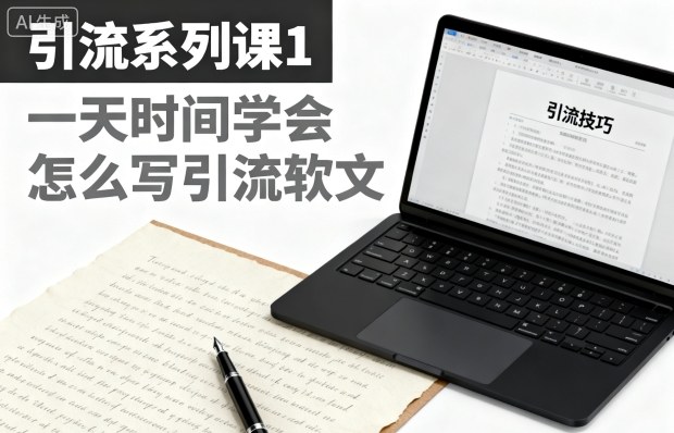 引流系列課1,一天時間學會怎么寫引流軟文 - 嚴選資源大全