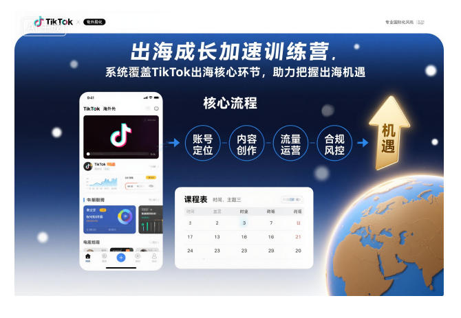 出海成長加速訓練營,系統覆蓋TikTok出海核心環節,助力把握出海機遇(更新) - 嚴選資源大全