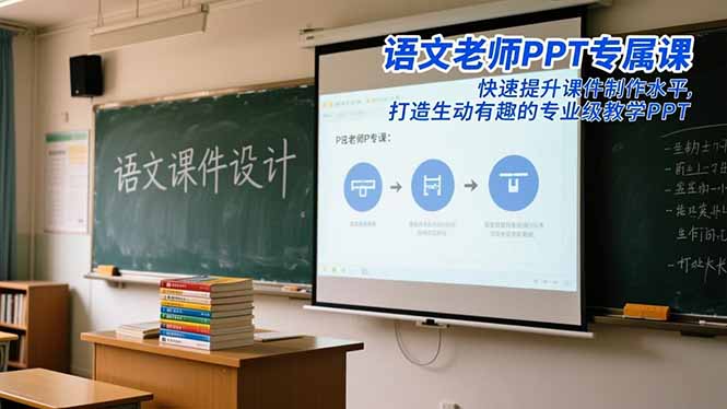 語文老師PPT專屬課：快速提升課件制作水平，打造生動有趣的專業(yè)級教學(xué)PPT - 嚴(yán)選資源大全