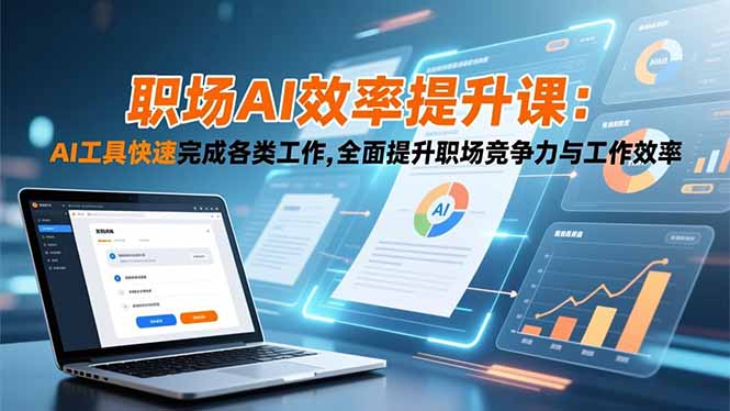 職場AI效率提升課：AI工具快速完成各類工作,全面提升職場競爭力與工作效率 - 嚴選資源大全