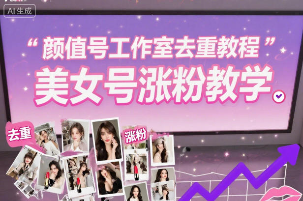 顏值號工作室去重教程，美女號漲粉教學 - 嚴選資源大全